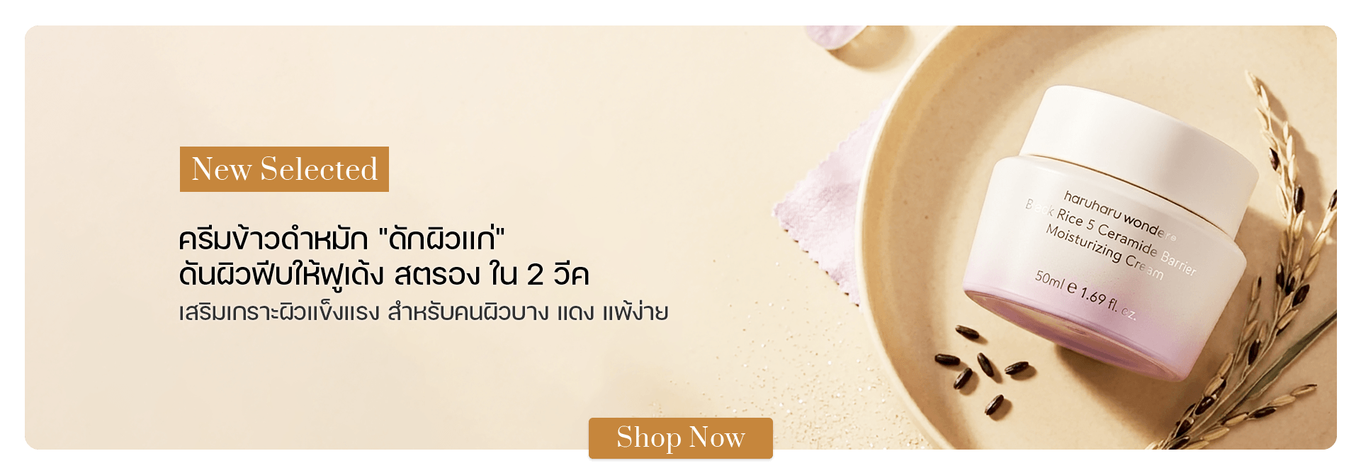 Haruharu Wonder Black Rice 5 Ceramide Barrier Moisturizing Cream 50 ml