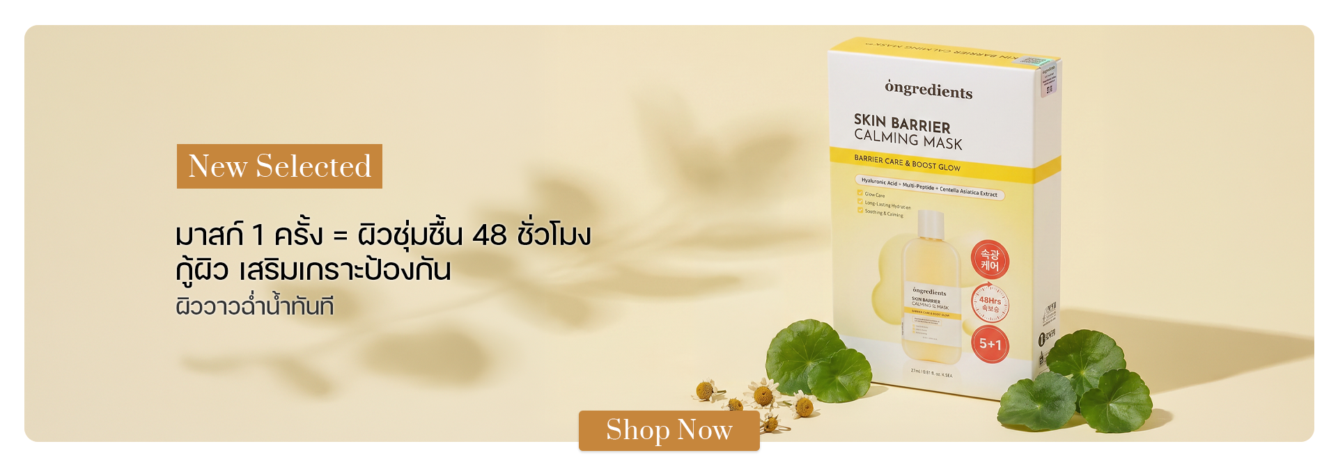 Ongredients Skin Barrier Calming Mask