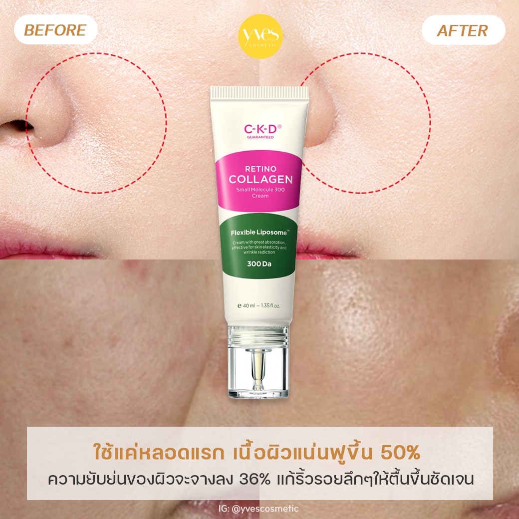 CKD GUARANTEED Retino Collagen Small Molecule 300 Cream Yvescosmetic