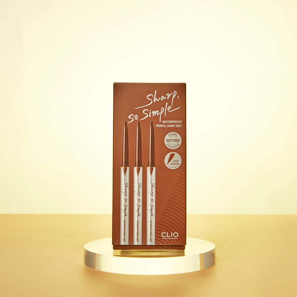 CLIO Sharp So Simple Waterproof Pencil Liner 02 Brown