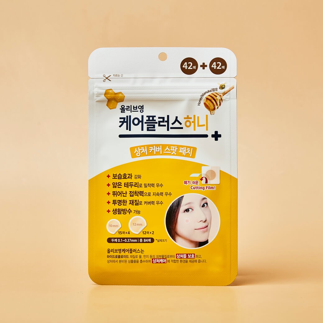 OLIVE YOUNG Care Plus Scar Cover Spot Patch Honey