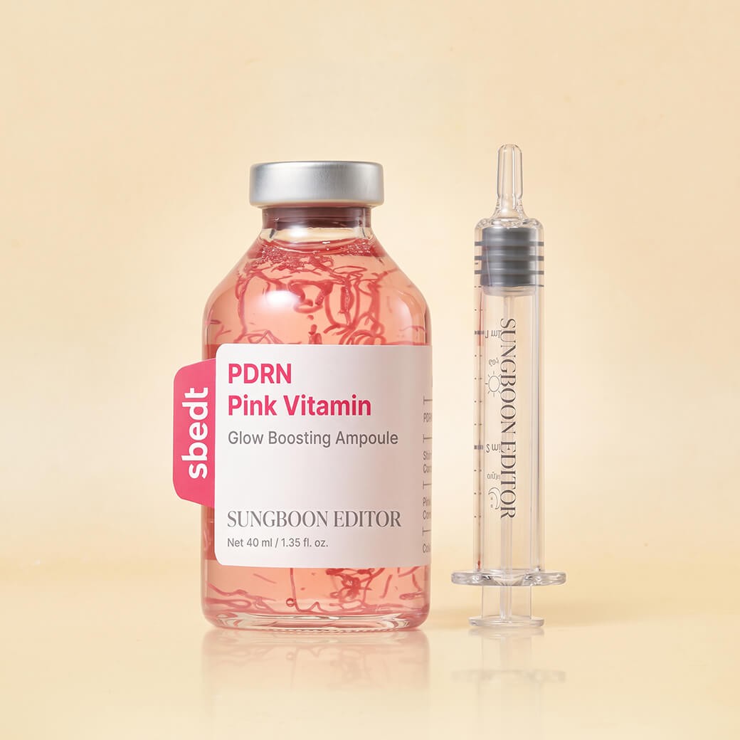 SUNGBOON EDITOR Collagen Peptide Pink PDRN Glow Intensive Ampoule 40 ml