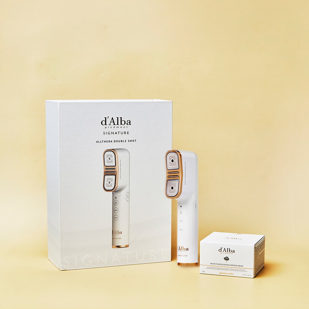 SET d’Alba Signature Allthera Double Shot + d’Alba white Serum & Cream