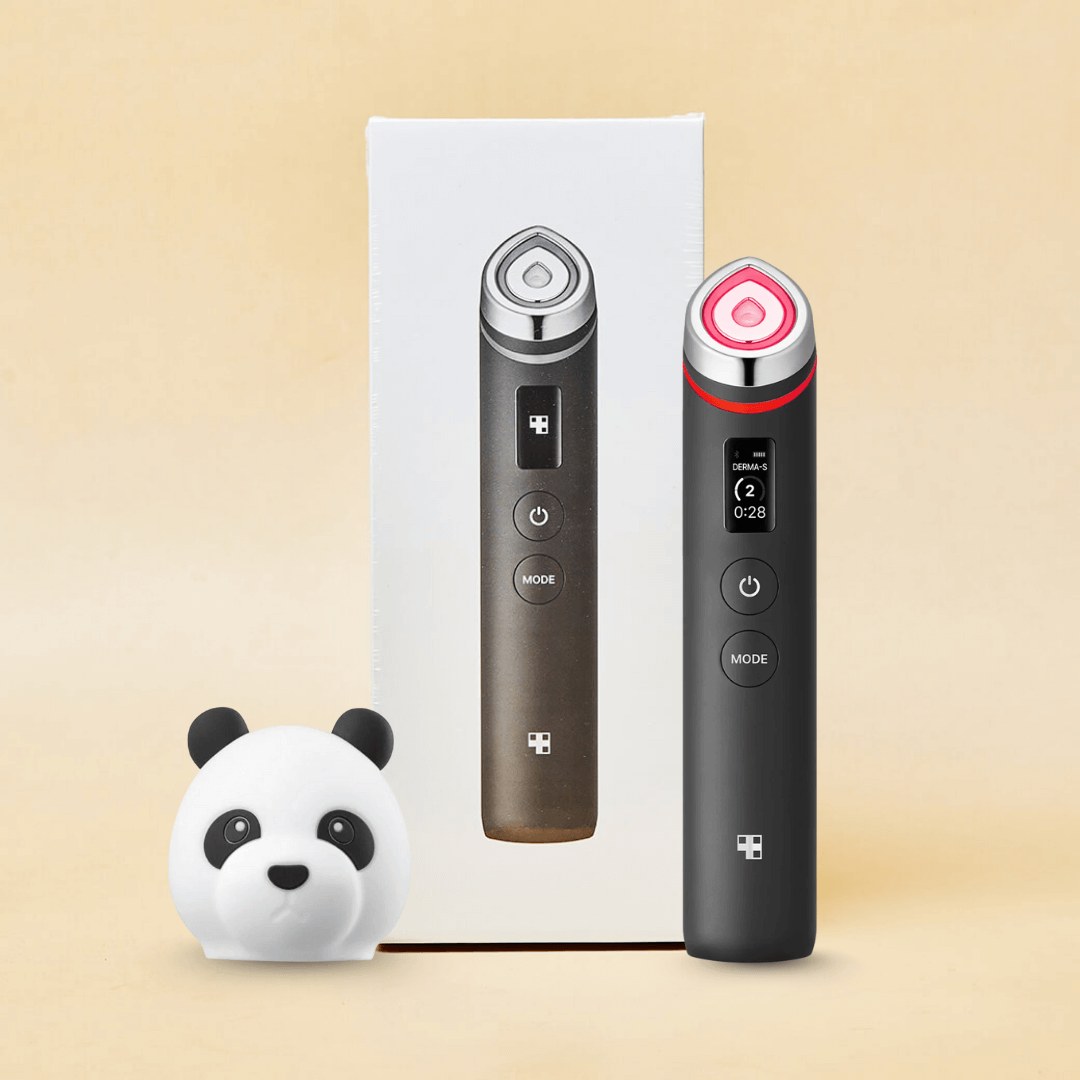 Medicube AGE-R Booster Pro Black + Head Case panda