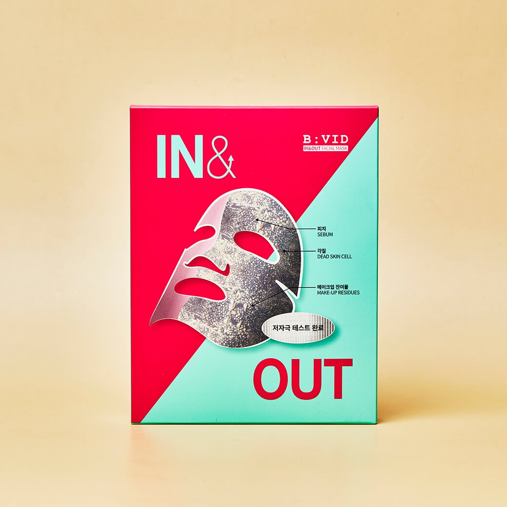 BIVID In & Out Facial Mask 5 แผ่น/กล่อง