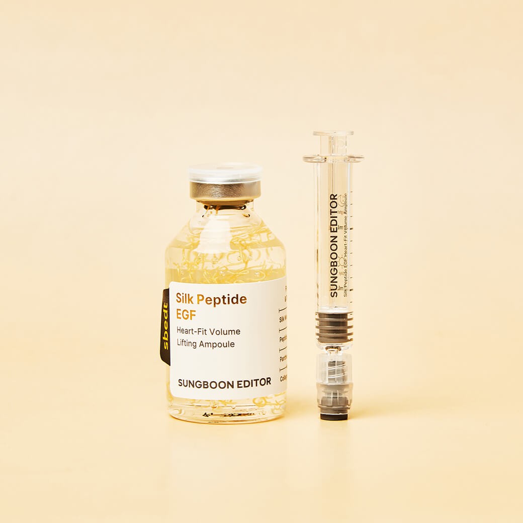 SUNGBOON EDITOR Silk Peptide EGF Heart Fit Volume Lifting Ampoule 40 ml