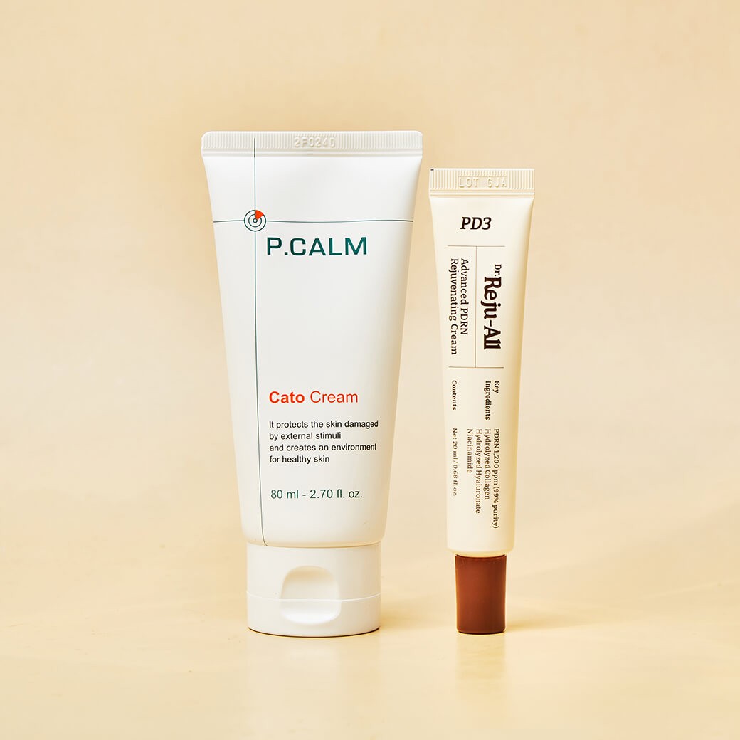 SET P.CALM Cato Cream + Dr.REJU-ALL Advanced PDRN Rejuvenating Cream