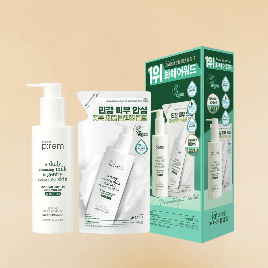 make p:rem Safe me Relief moisture cleansing milk 200ml
