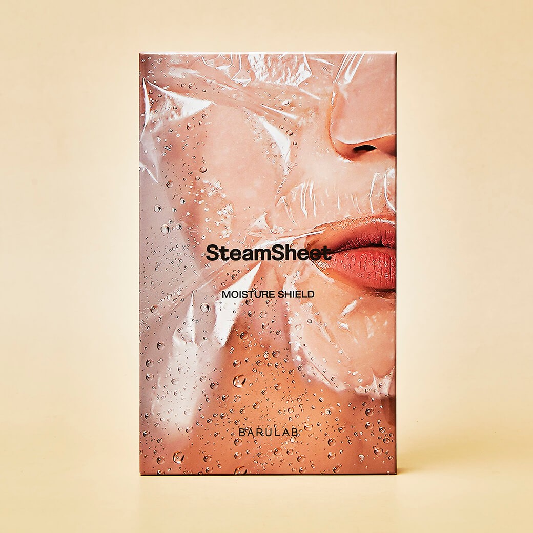 BARULAB SteamSheet Moisture Shield Oil Lock Facial Mask