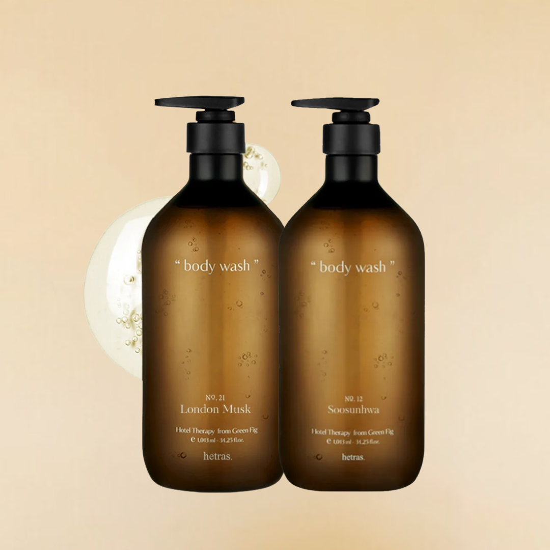 SET Hetras Hotel Therapy Body Lotion + Hetras Hotel Therapy Body Wash