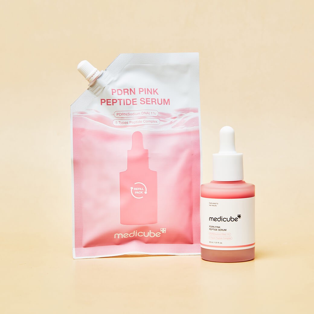 Medicube PDRN Pink Peptide Serum Refill Pack Set