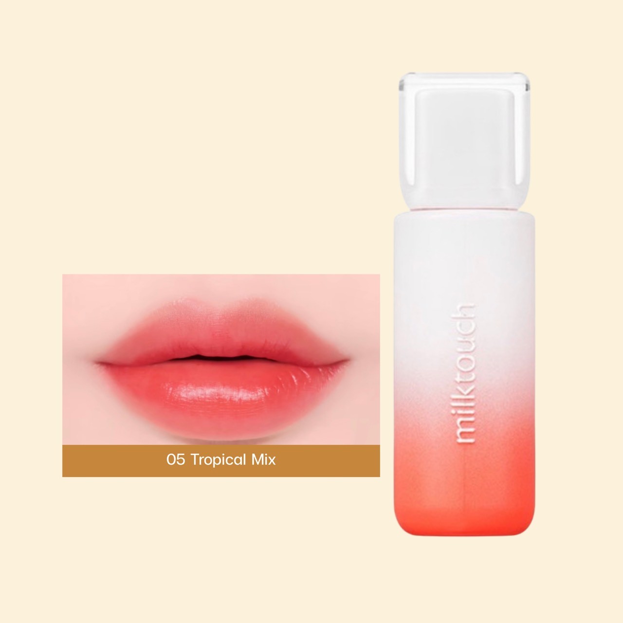 milktouch Silver Veil Tissue Off Lip Tattoo 05 Tropical Mix