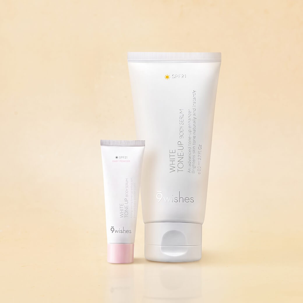 9wishes White Tone-Up Body Serum 80 ml