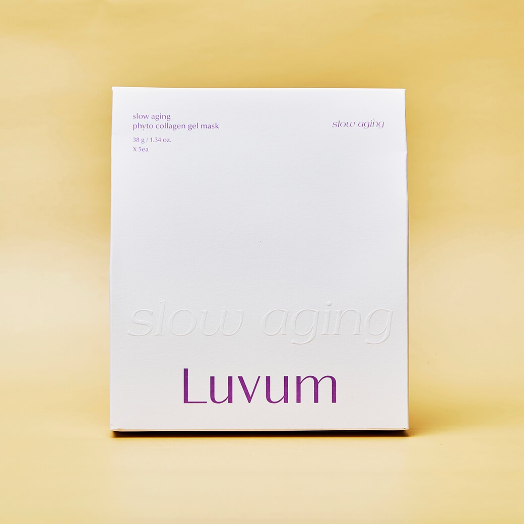 Luvum Slow Aging Phyto Collagen Gel Mask 1 กล่อง 5 แผ่น