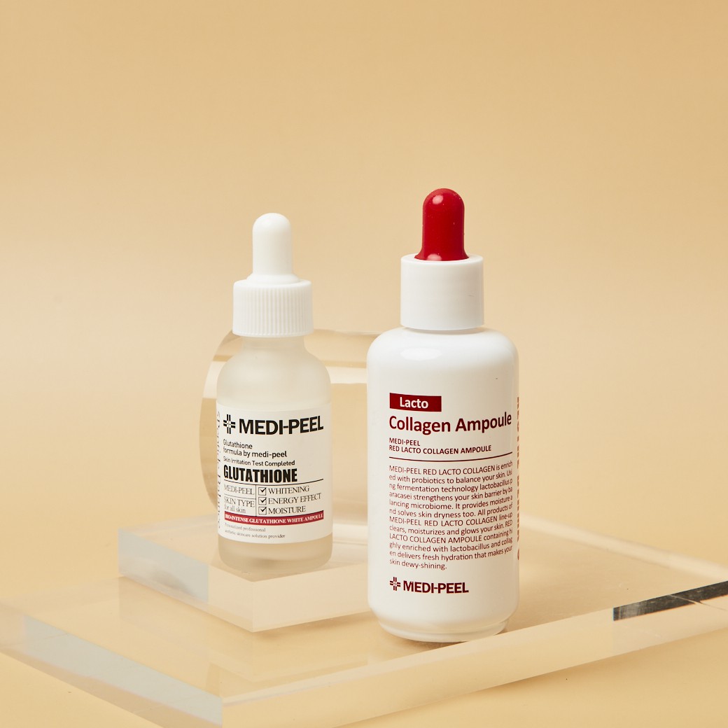 set medipeel red lacto ampoule glutathione
