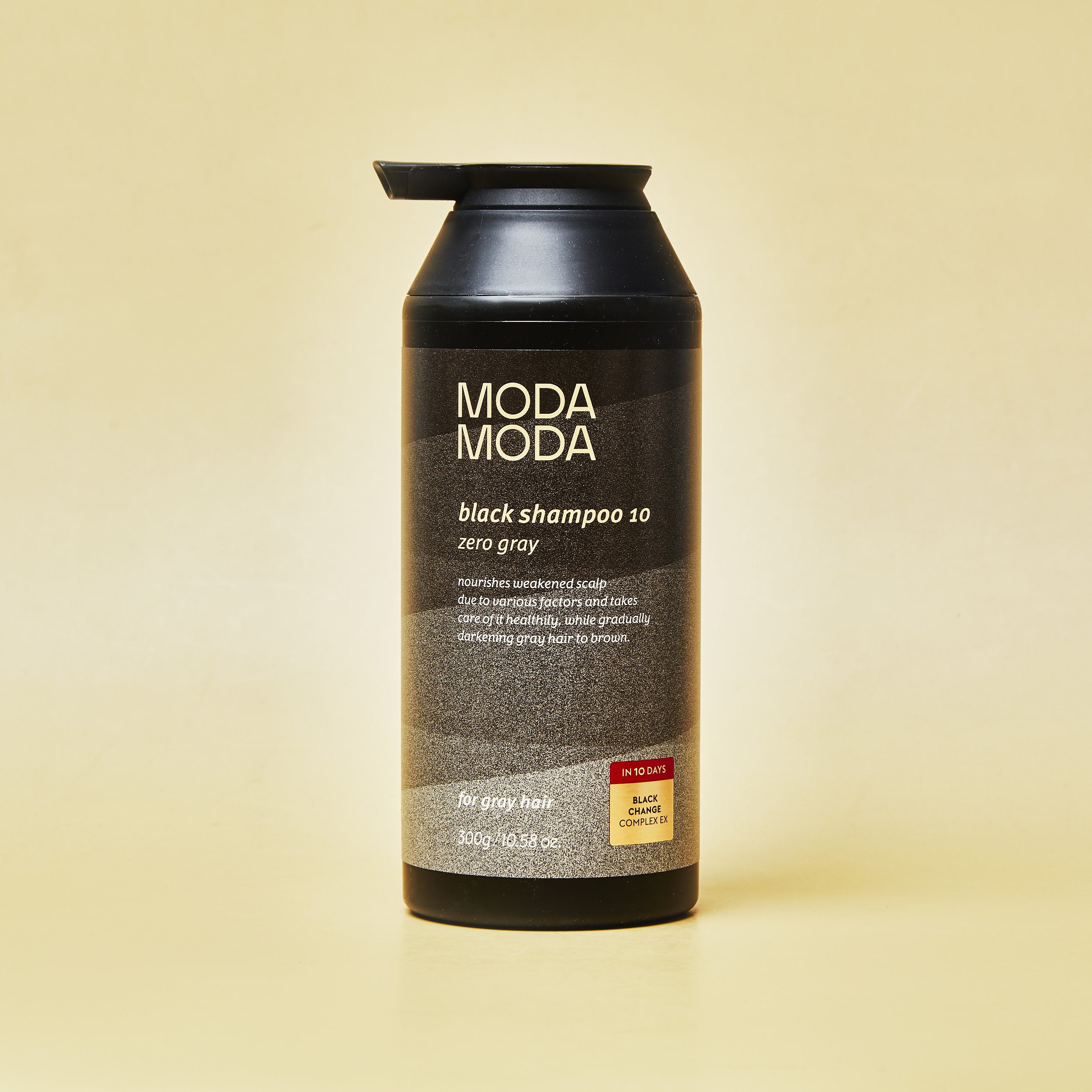 MODAMODA Zero Gray Black Shampoo No Box