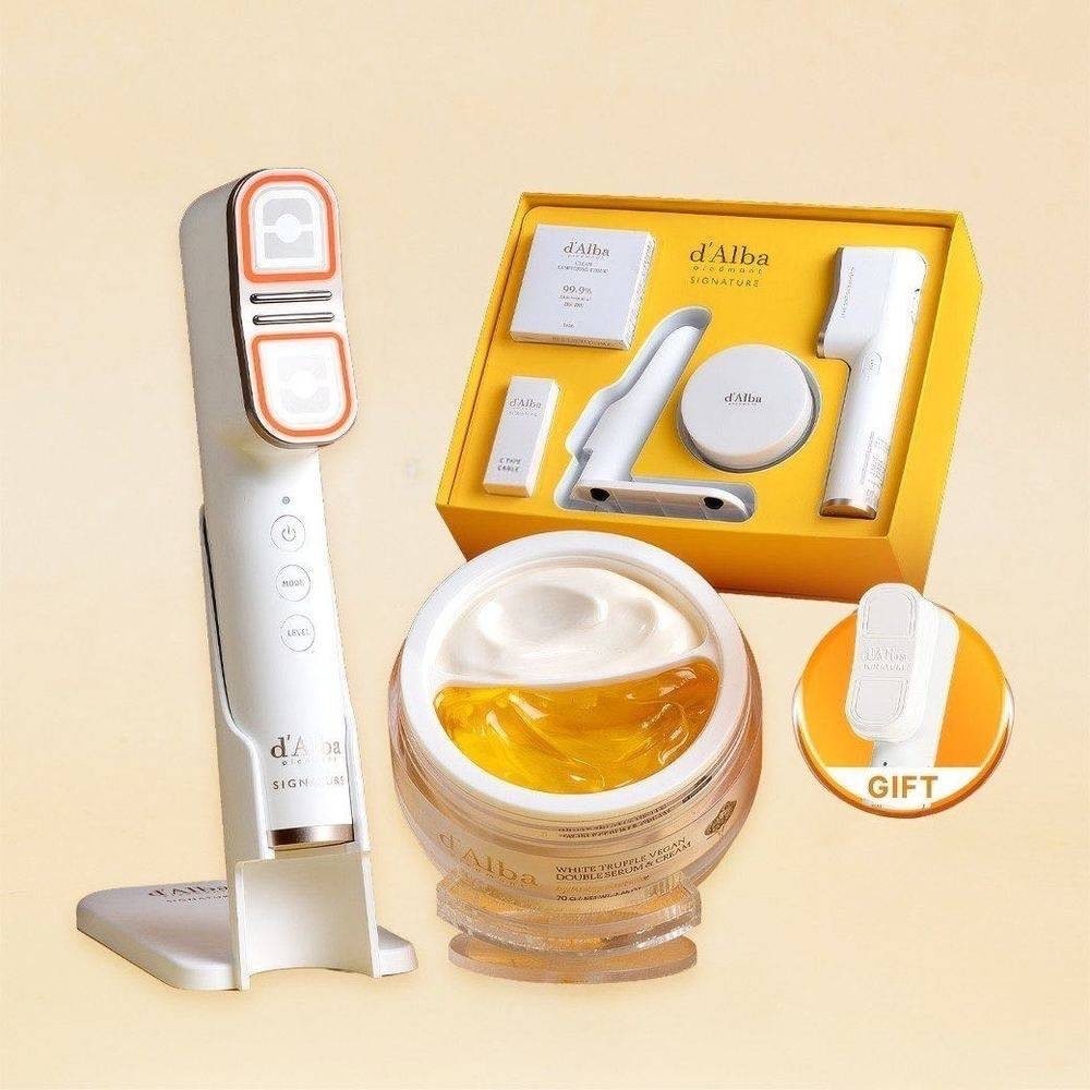 SET d’Alba Signature Allthera Double Shot + d’Alba white Serum & Cream