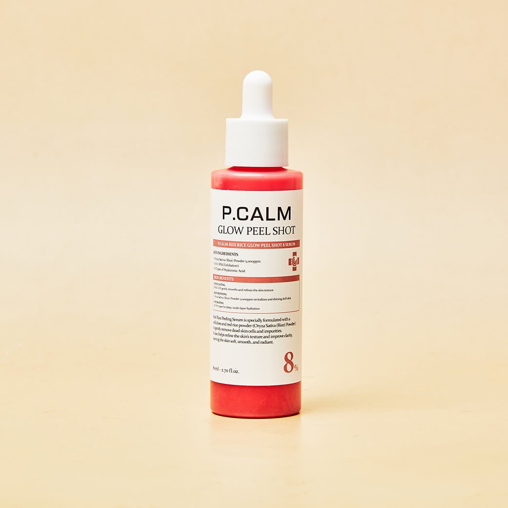 P.CALM Red Rice Glow Peel Shot 8 Serum 80 ml