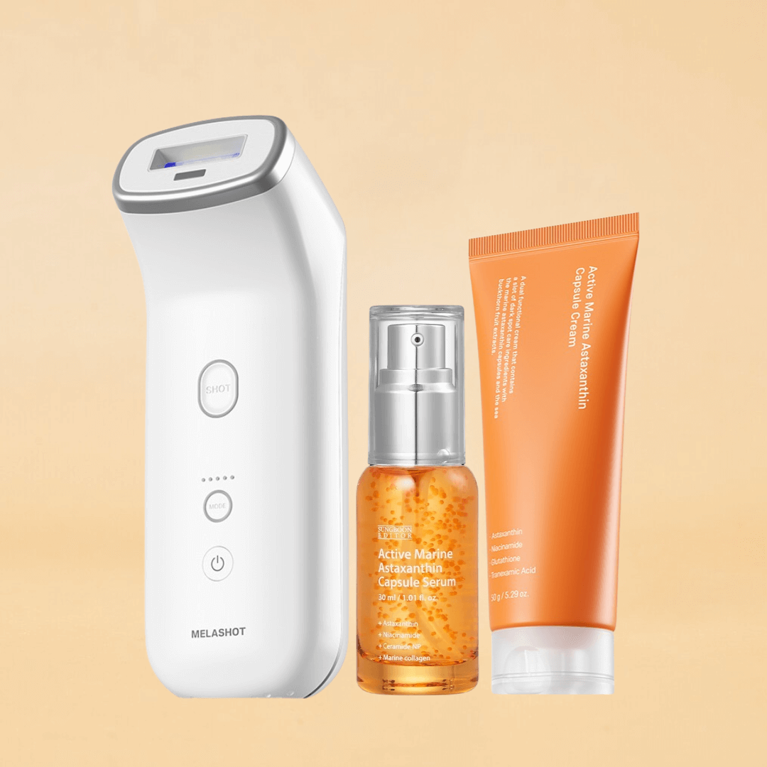 SET SUNGBOON EDITOR MELASHOT+Marine Capsule Cream + Marine Serum