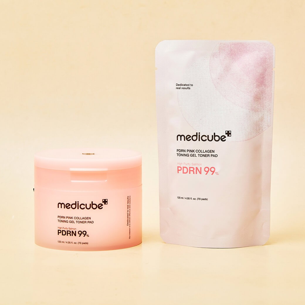 Medicube PDRN Pink Collagen Toning Gel Toner Pad