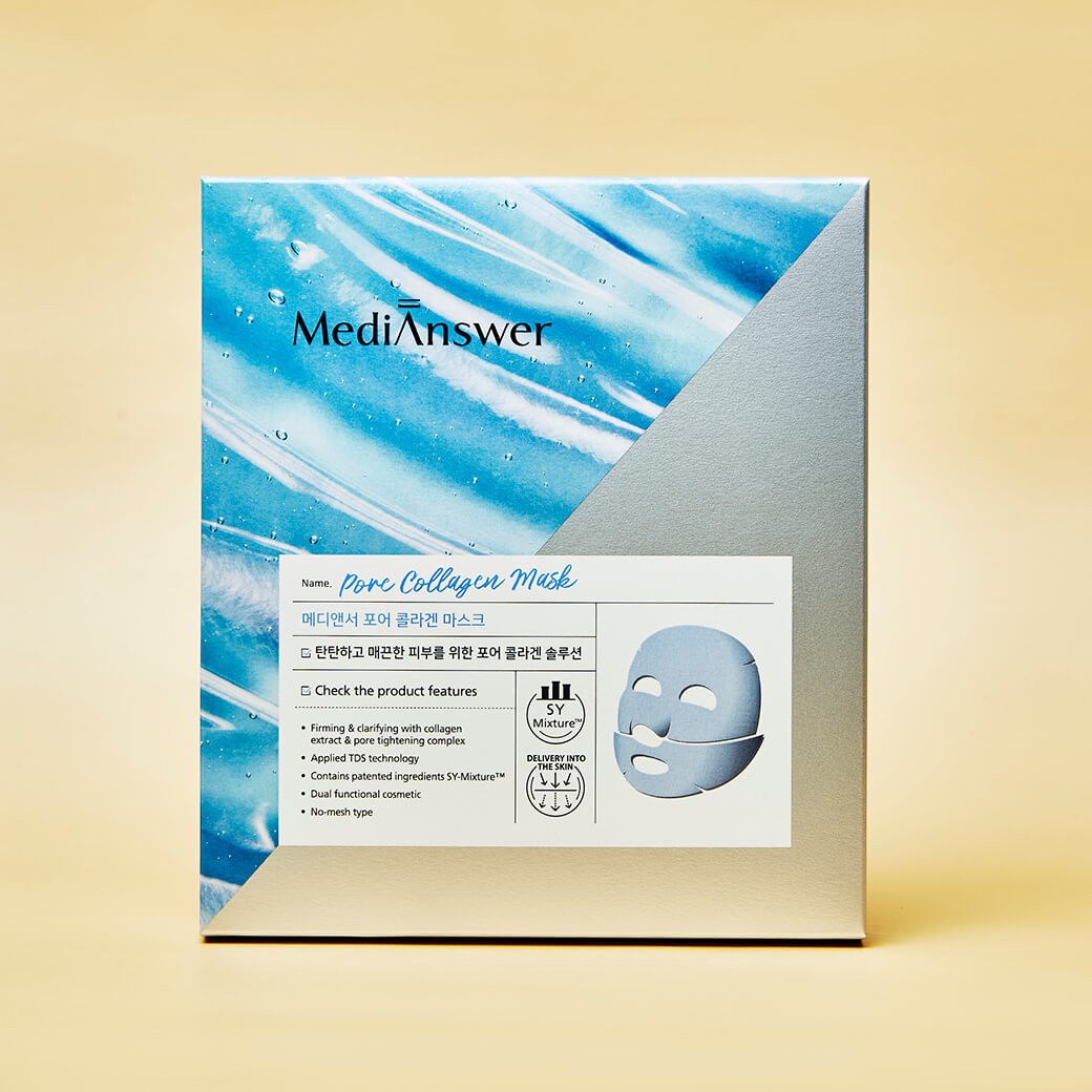 MediAnswer Pore Collagen Mask 5 แผ่น/กล่อง