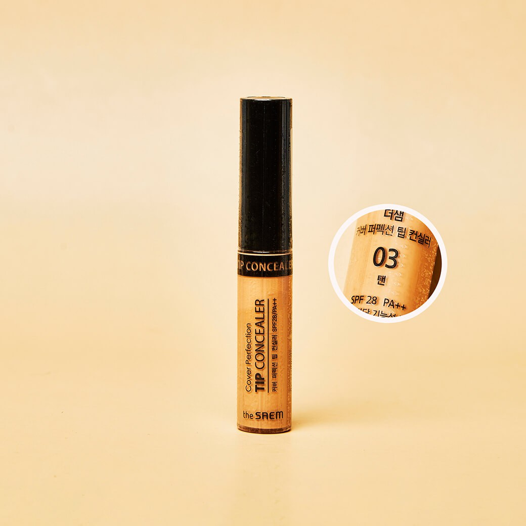 the saem Cover Perfection Tip Concealer #3 Tan 6.5g