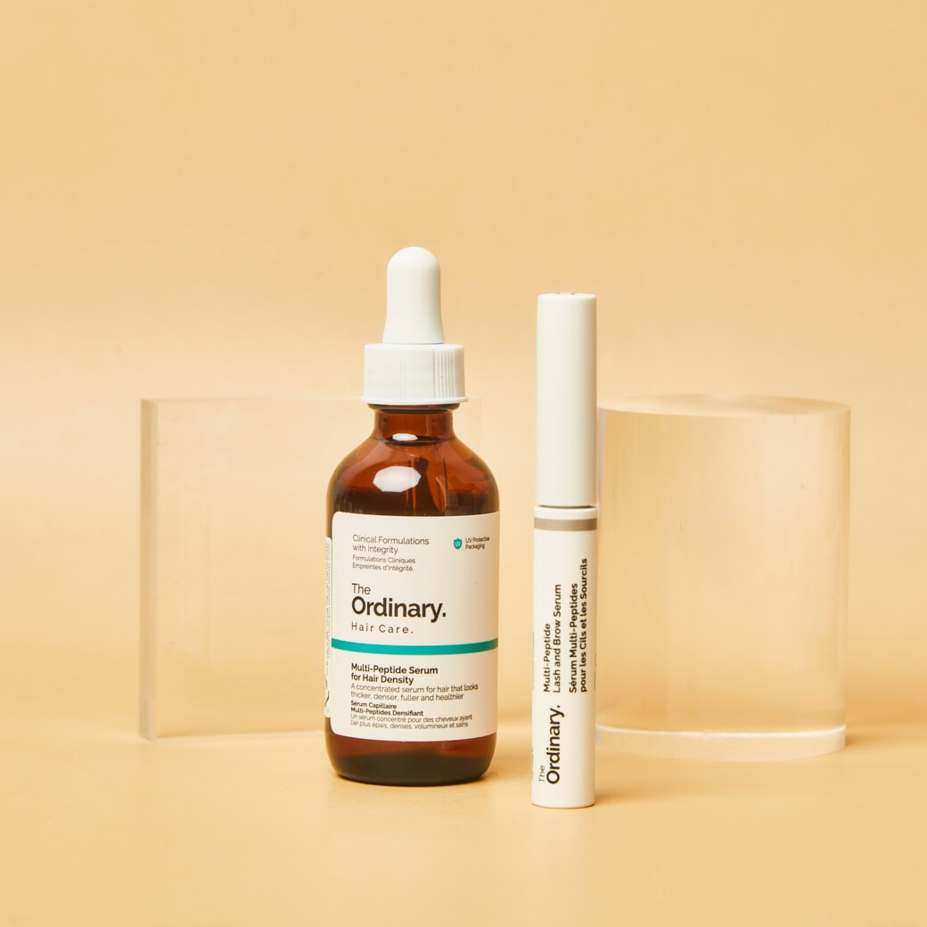 SET The Ordinary Multi-Peptide Serum for Hair Density + Multi-Peptide Lash and Brow Serum