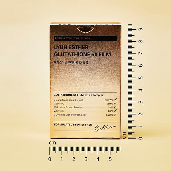 ESTHER FORMULA Glutathione 5X Film (325mg x 21แผ่น/กล่อง) (สีทอง)