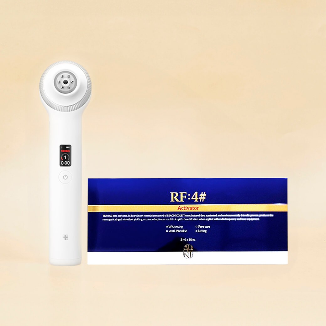 SET Medicube AGE-R Ultra Tune Lifting Collagen Device + JEUNEX RF:4# Activator