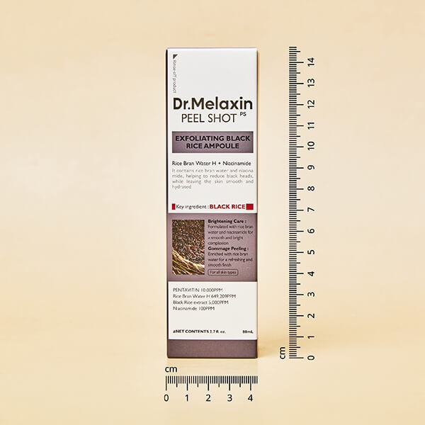 Dr.Melaxin Peel Shot Glow Black Rice Ampoule 80 ml