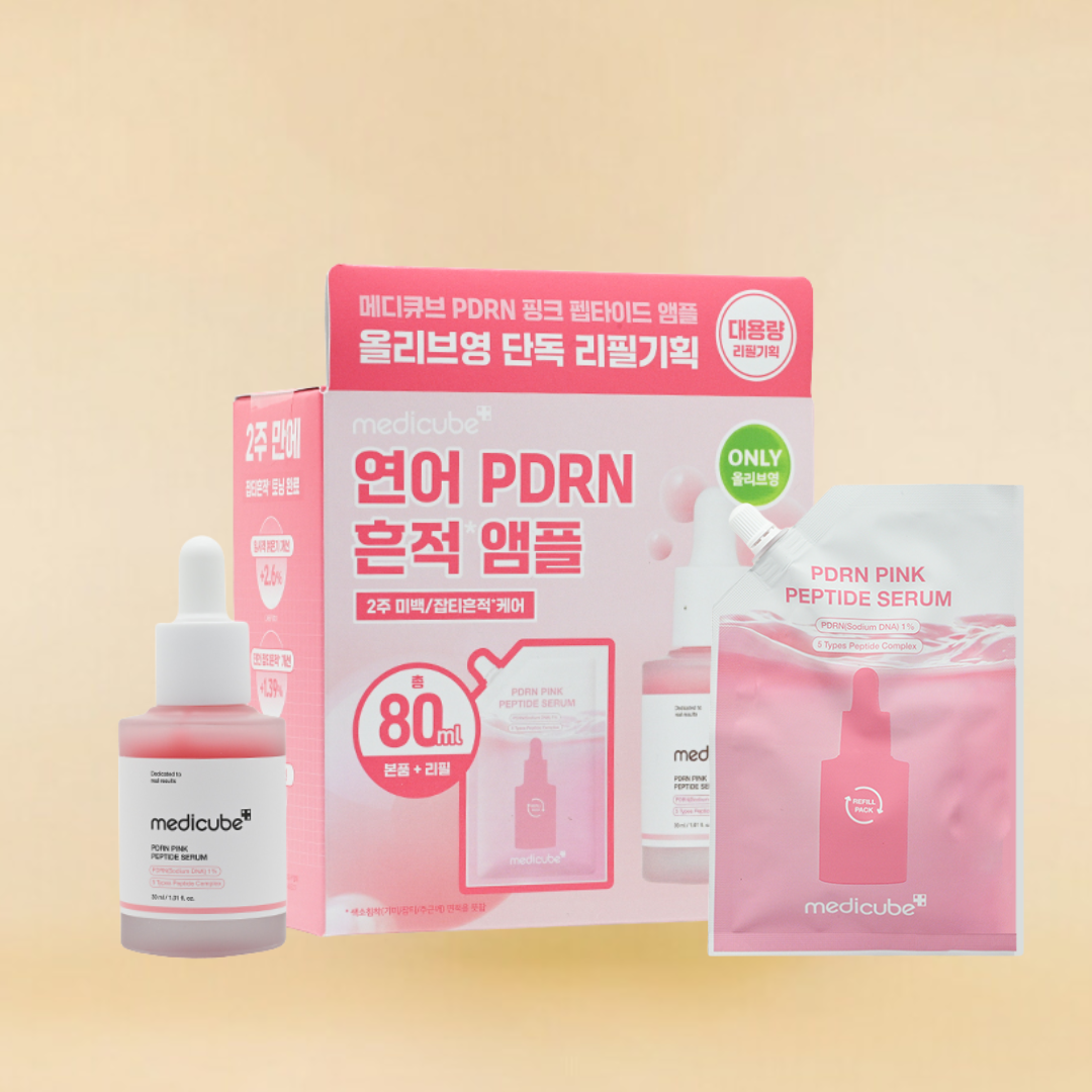 Medicube PDRN Pink Peptide Serum Refill Pack Set