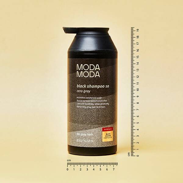 MODAMODA Zero Gray Black Shampoo 300g Special Set (Special Gift: 7-day Kit)