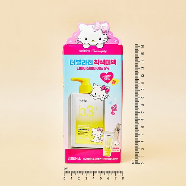 b.clinicx B3+ Brightening Serum Tone Correcting Body Lotion 300 ml