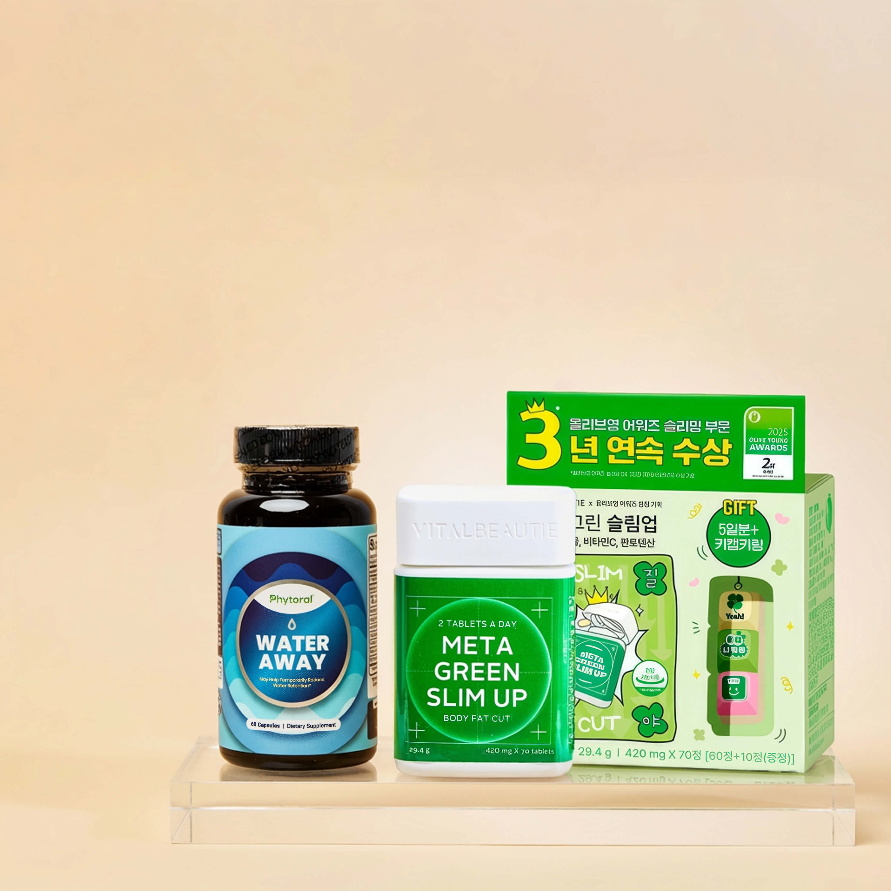 Phytoral Water Away Special Set VITAL BEAUTIE Meta Green Slim Up