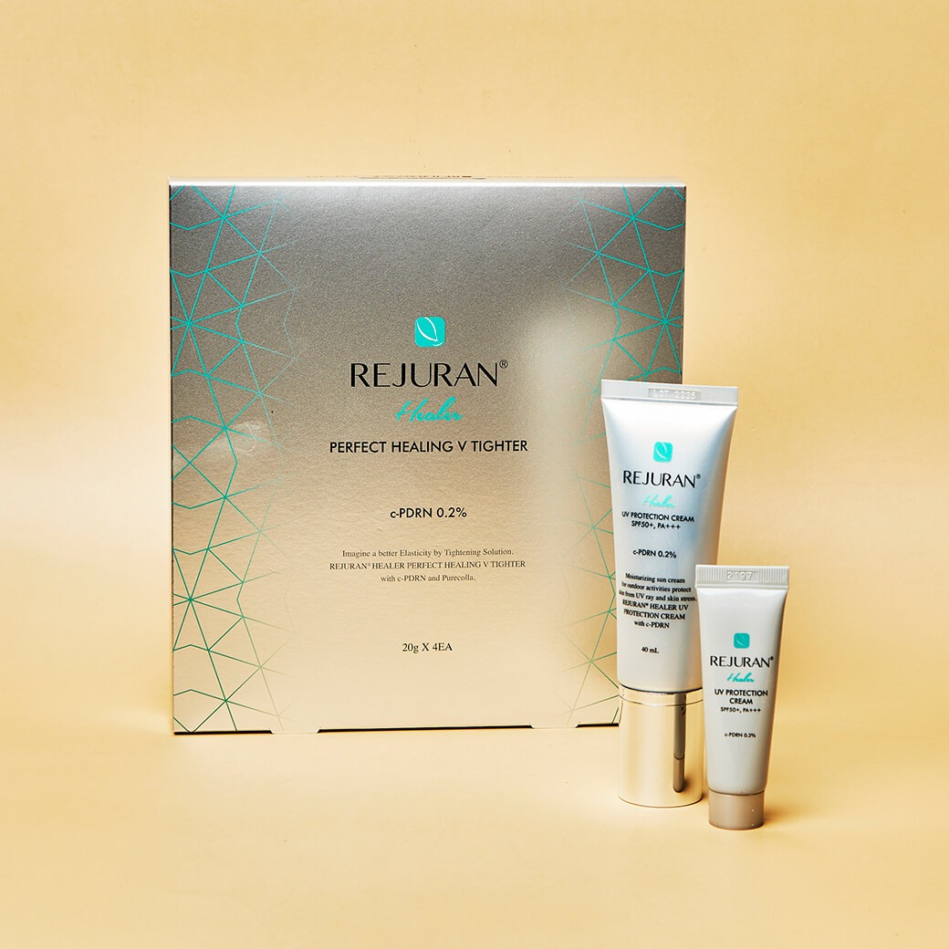 SET REJURAN Healer UV Protection Cream SPF50+ PA+++ (40ml+10ml) + Healing V Tighter 1 กล่อง