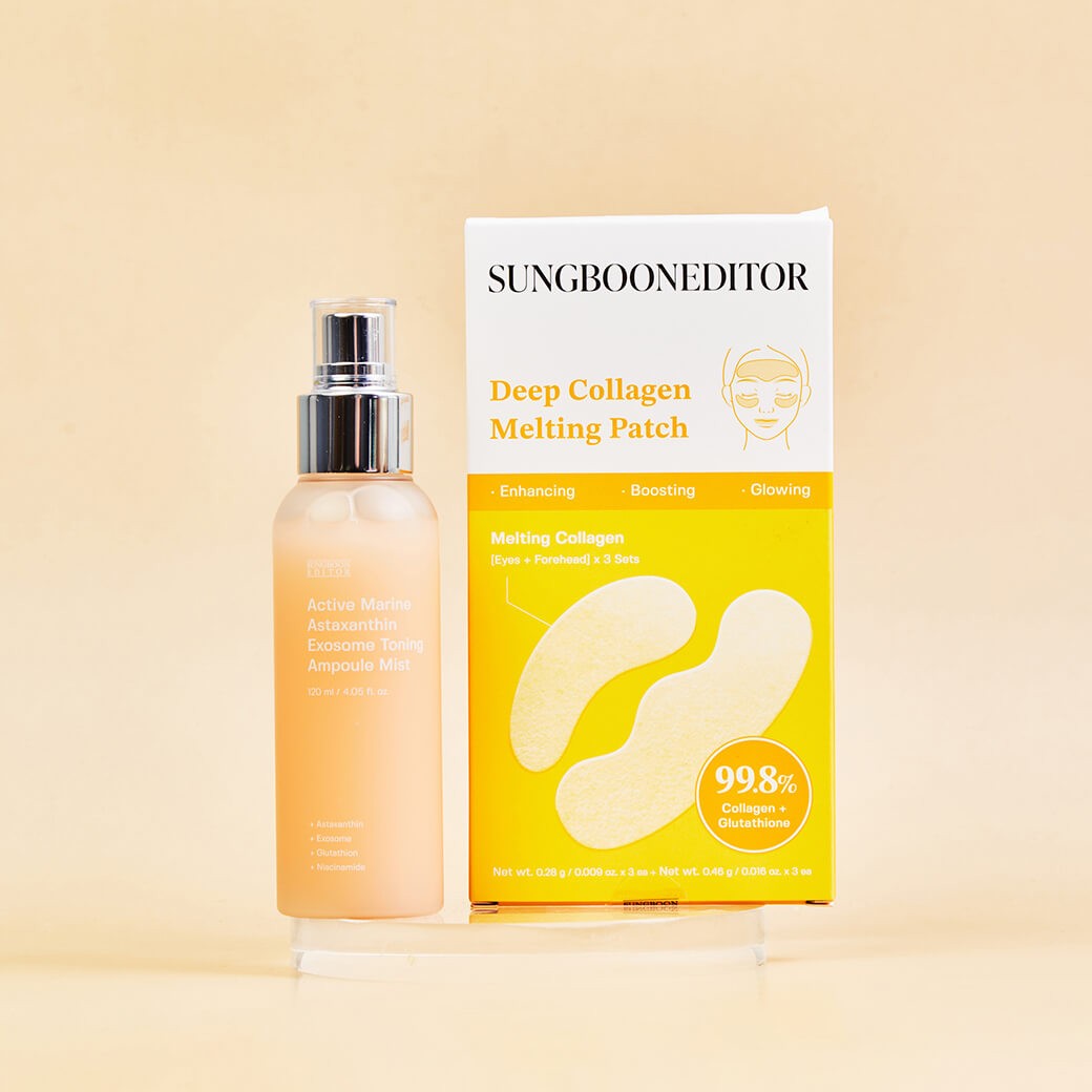 SUNGBOON EDITOR Exosome Ampoule Mist + Collagen Melting Patch Set (Special Set)