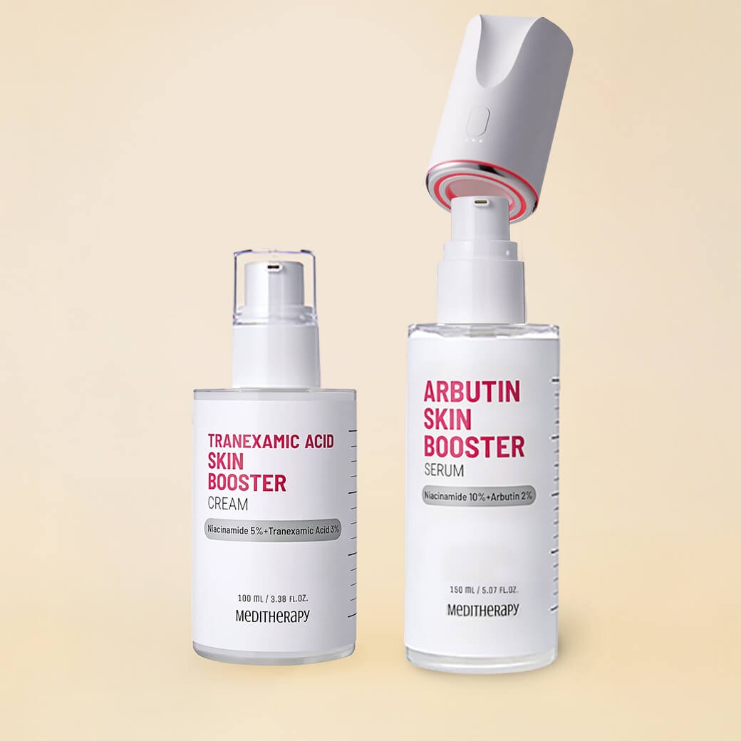 SET MEDITHERAPY Tranexamic Cream + MEDITHERAPY Arbutin Skin Serum + Booster Cap