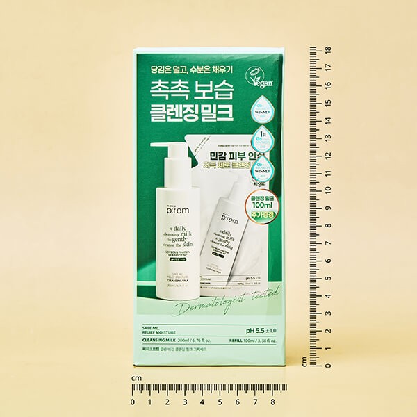 make p:rem Safe me Relief moisture cleansing milk 200ml