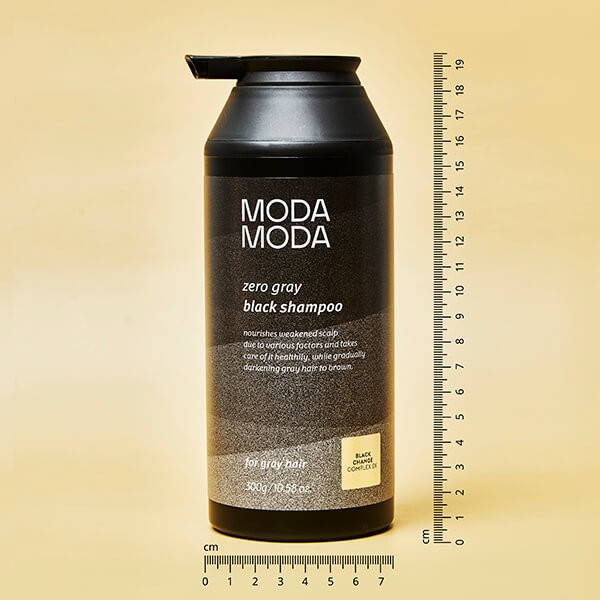 MODAMODA Zero Gray Black Shampoo 300g Special Set (Special Gift: 7-day Kit)
