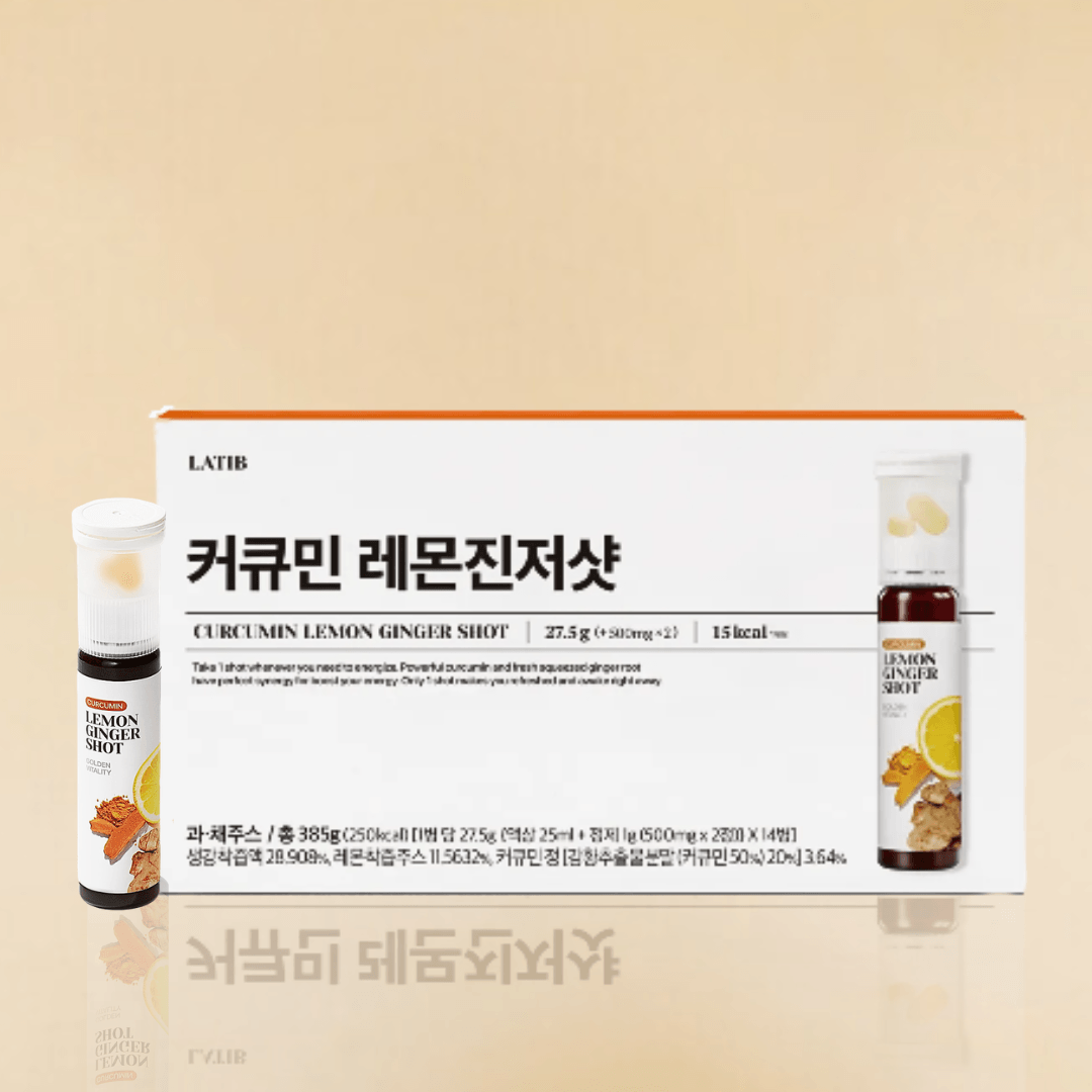 LATIB Curcumin Lemon Ginger Shot