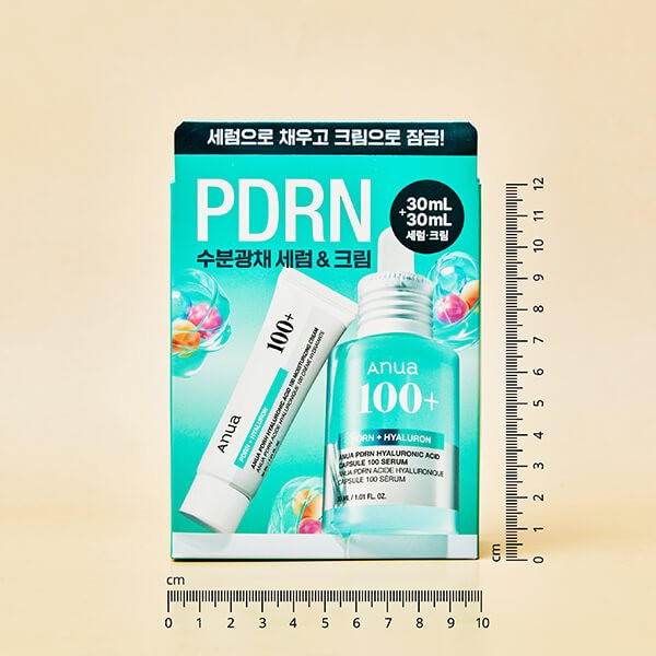 Anua PDRN Hyaluronic Acid Capsule 100 Serum 30ml (+ Cream 30ml)