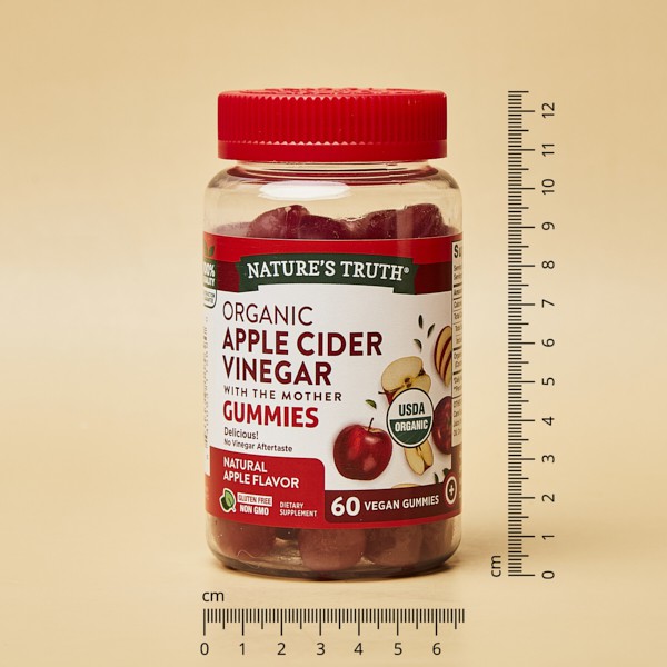 natures truth apple cider vinegar 60gummies