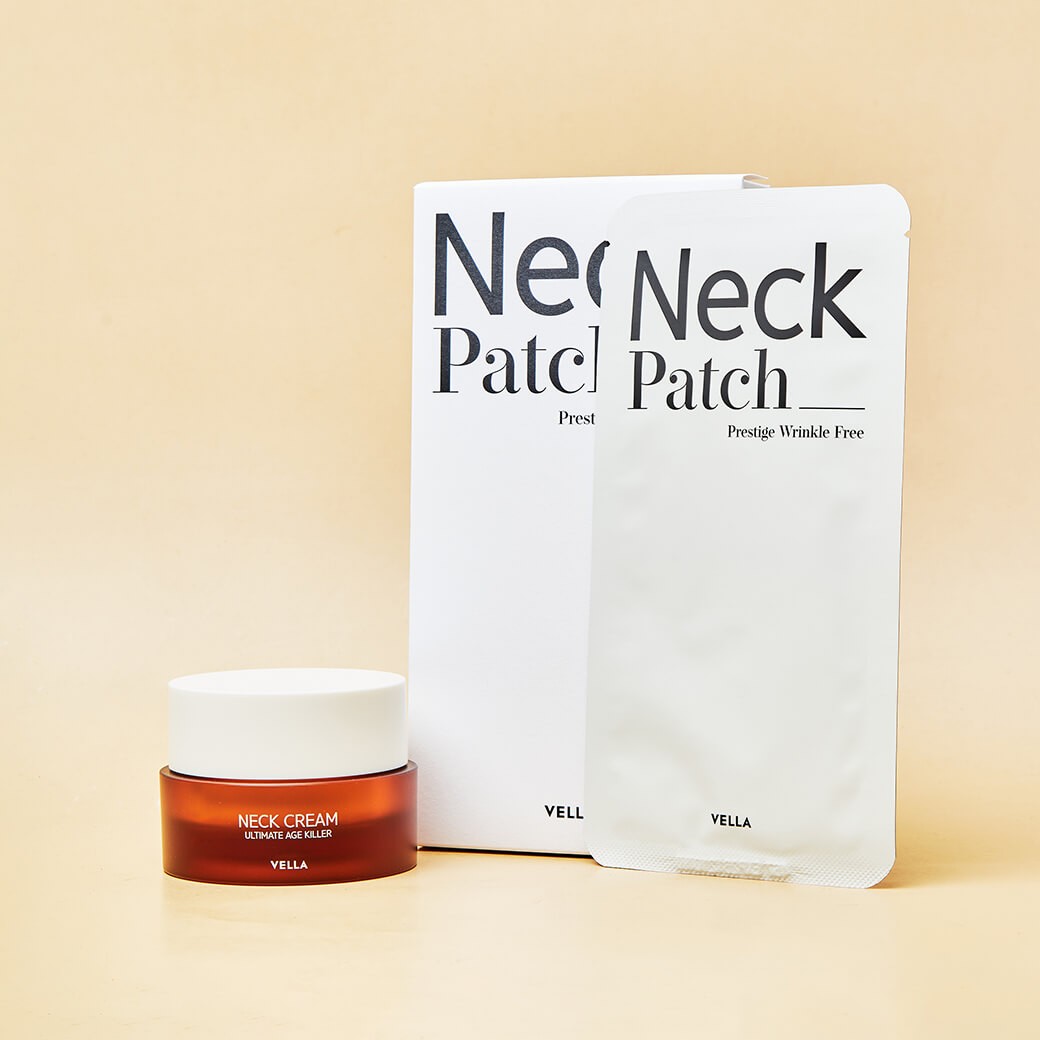 SET VELLA Neck Cream Ultimate Age Killer + VELLA Neck Patch Prestige Wrinkle Free