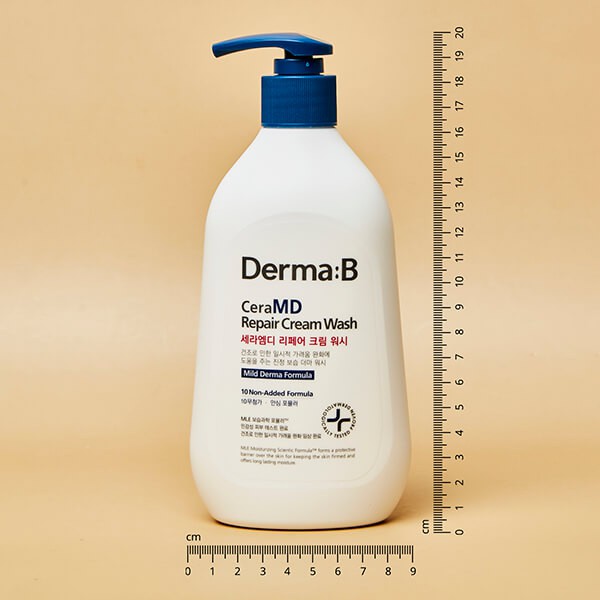 Derma:B CeraMD Repair Cream Wash 400ml