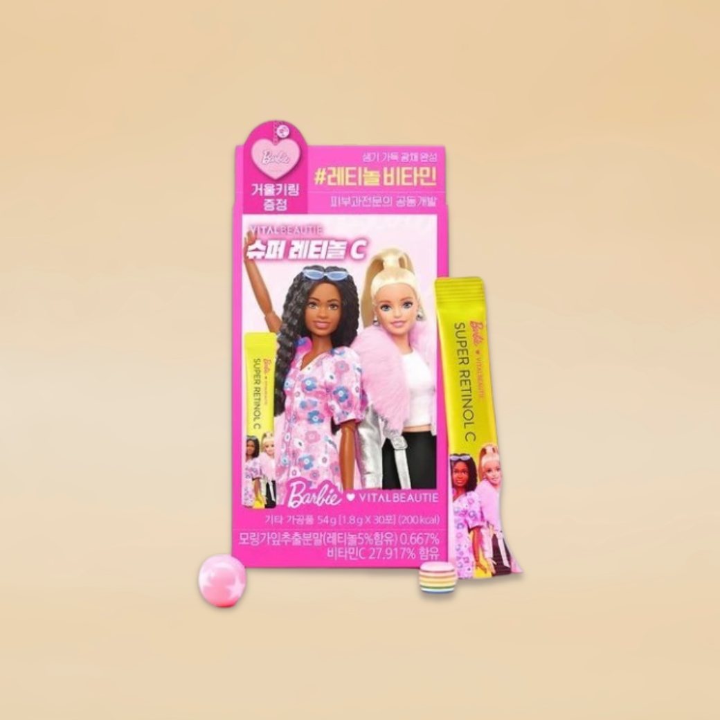 VITALBEAUTIE Super Retinol C 30 Sticks Barbie Edition