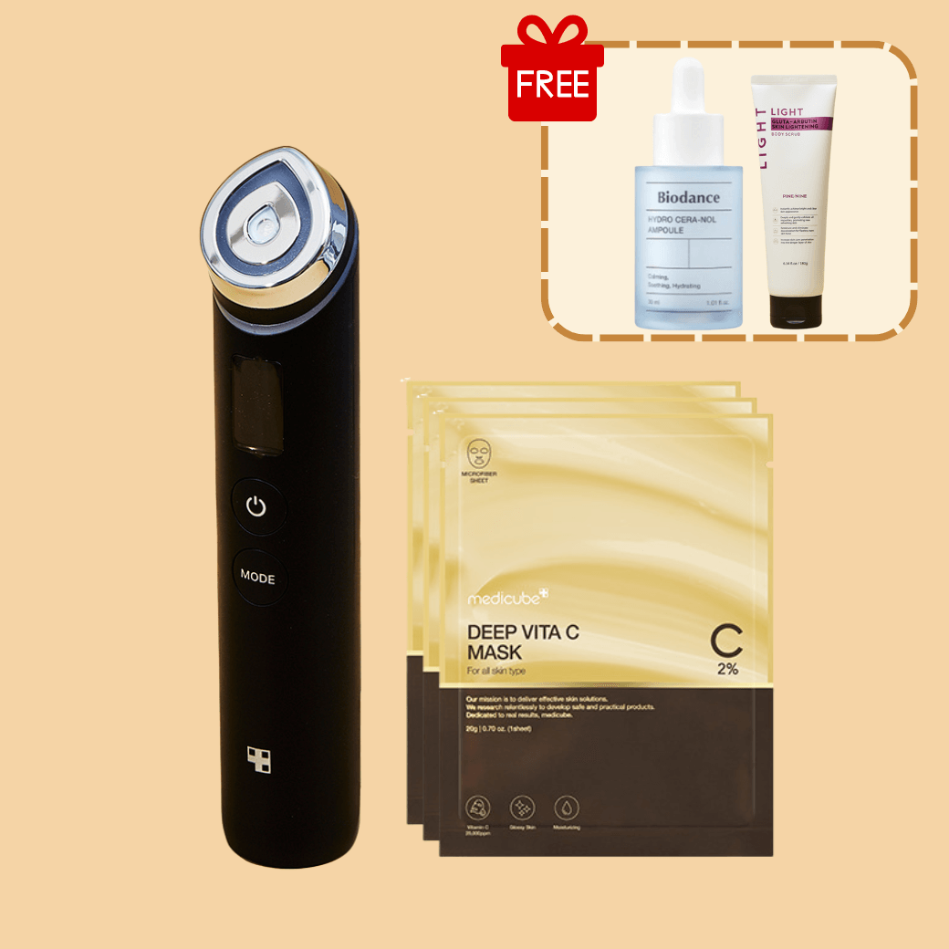 SET Medicube AGE-R Booster Pro + Vita C Mask 3 แผ่น (ฟรี!! ของแถม 2 ชิ้น)