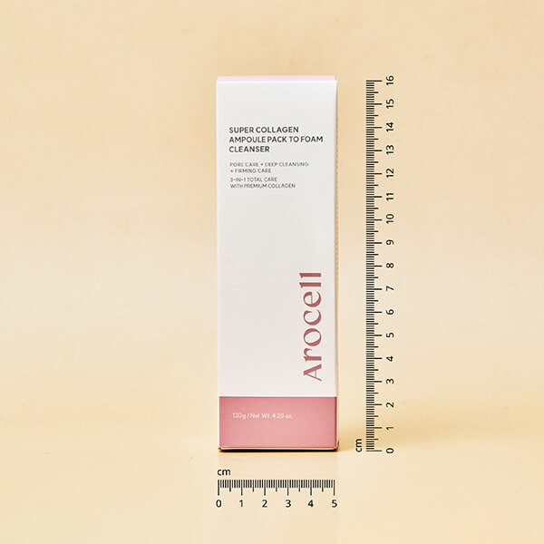Arocell Super Collagen Ampoule Pack to Foam Cleanser 120g