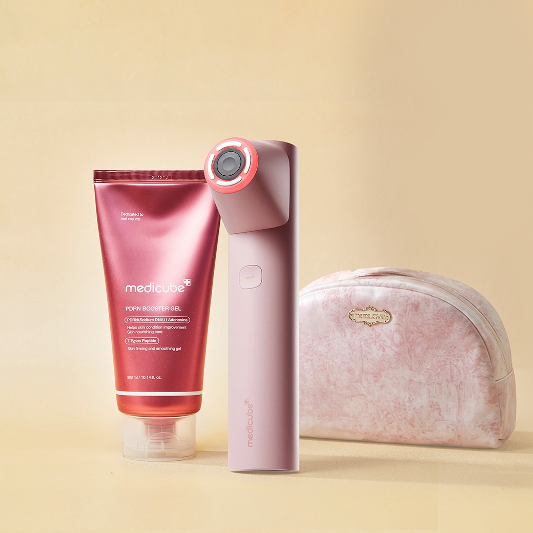 Medicube AGE-R High Focus Shot Plus + Booster Gel + Bag