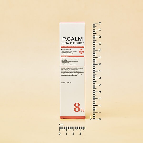 P.CALM Red Rice Glow Peel Shot 8 Serum 80 ml