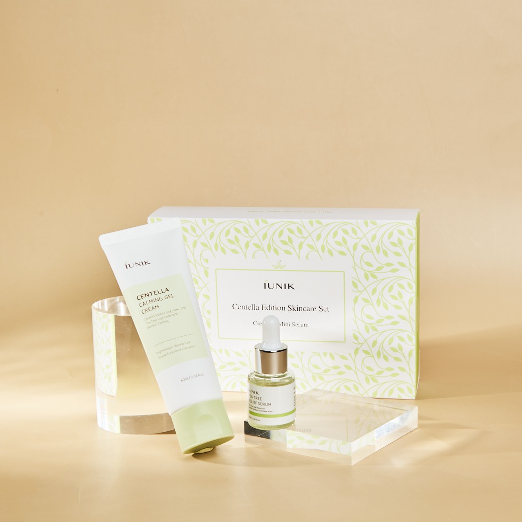 IUNIK Centella Calming Gel Cream set